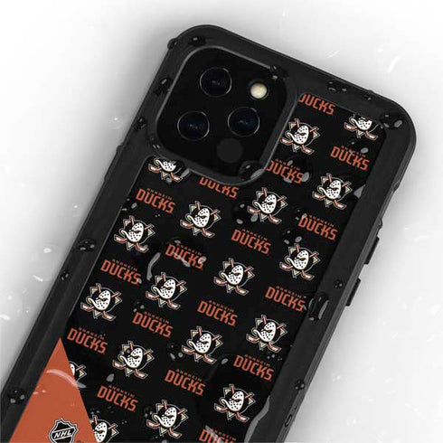 NHL Anaheim Ducks Pattern iPhone 12 Pro Waterproof Case