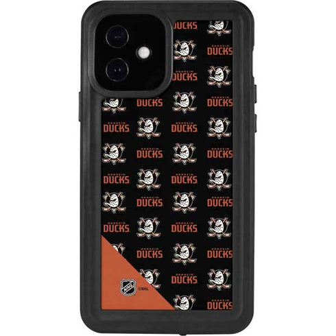 NHL Anaheim Ducks Pattern iPhone 12 Waterproof Case