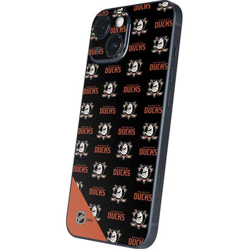 NHL Anaheim Ducks Pattern iPhone 13 Mini Skin