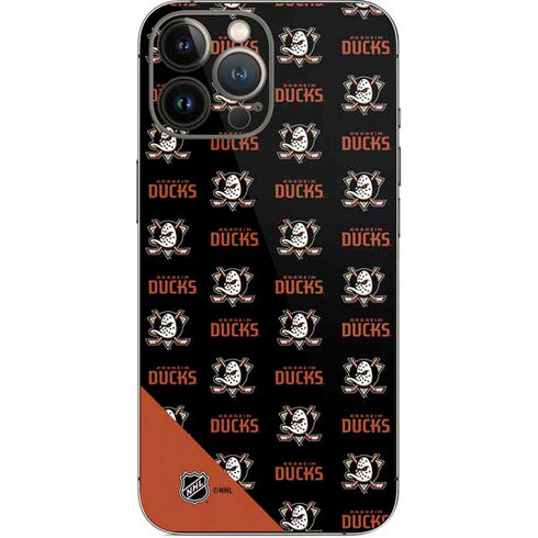 NHL Anaheim Ducks Pattern iPhone 13 Pro Max Skin