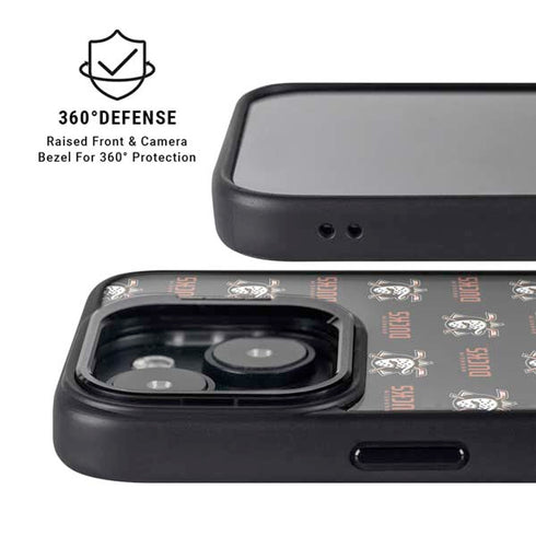 NHL Anaheim Ducks Pattern iPhone 14 Plus Kickstand Case