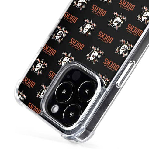 NHL Anaheim Ducks Pattern iPhone 14 Pro Max MagSafe Case