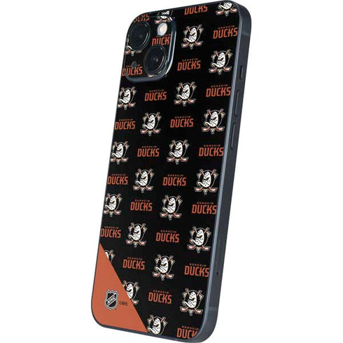 NHL Anaheim Ducks Pattern iPhone 14 Skin
