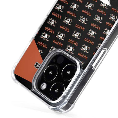 NHL Anaheim Ducks Pattern iPhone 15 Pro Max MagSafe Case