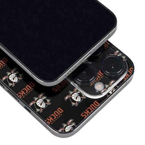 NHL Anaheim Ducks Pattern iPhone 15 Pro Max Skin