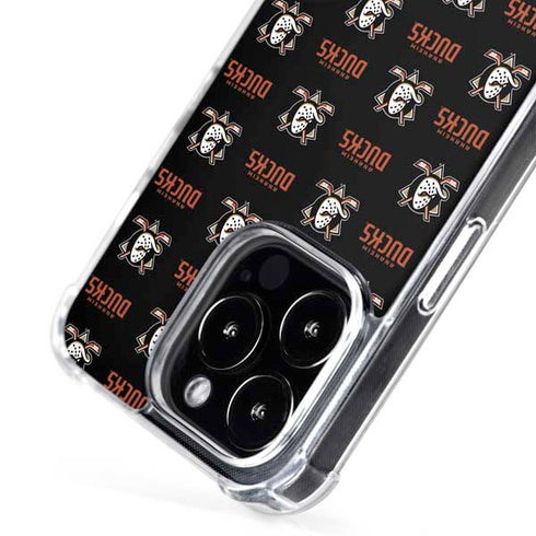 NHL Anaheim Ducks Pattern iPhone 16 Pro MagSafe Case
