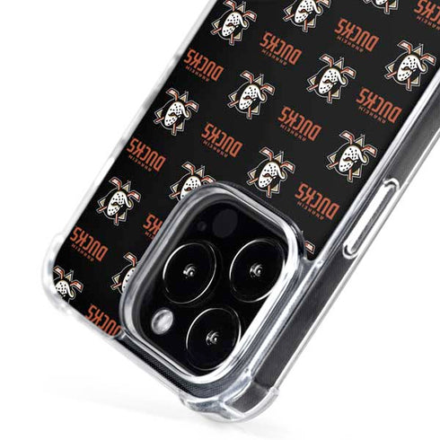 NHL Anaheim Ducks Pattern iPhone 16 Pro Max MagSafe Case