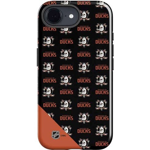 NHL Anaheim Ducks Pattern iPhone 16e Impact Case