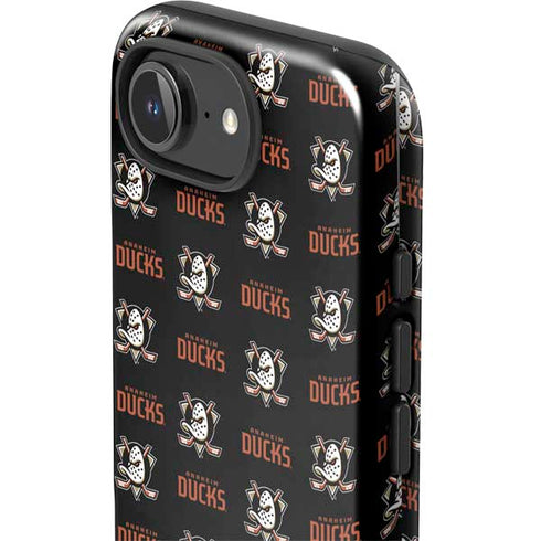 NHL Anaheim Ducks Pattern iPhone 16e Impact Case
