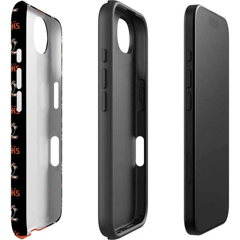 NHL Anaheim Ducks Pattern iPhone 16e Impact Case