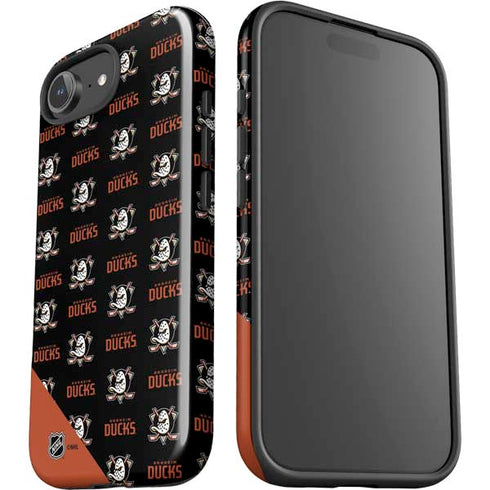 NHL Anaheim Ducks Pattern iPhone 16e Impact Case