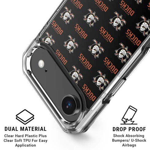 NHL Anaheim Ducks Pattern iPhone 17 Air Clear Case