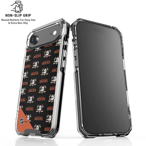 NHL Anaheim Ducks Pattern iPhone 17 Air Clear Case