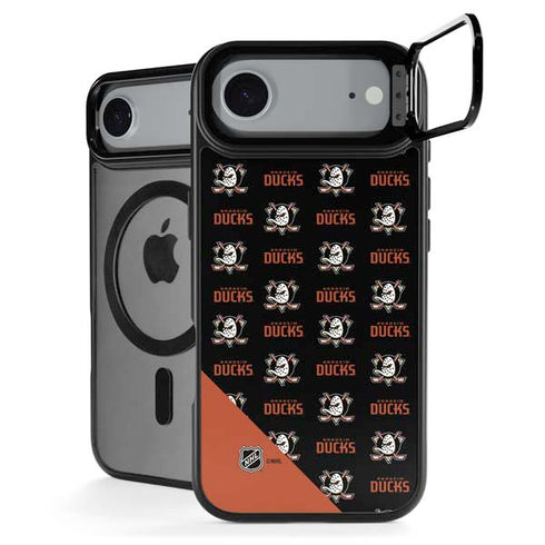 NHL Anaheim Ducks Pattern iPhone 17 Air Kickstand Case