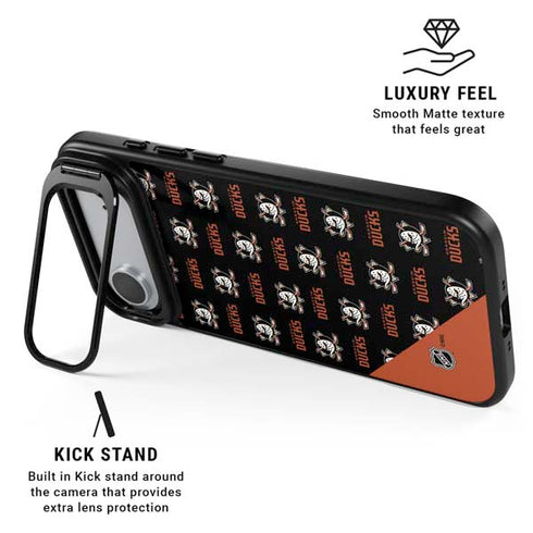 NHL Anaheim Ducks Pattern iPhone 17 Air Kickstand Case
