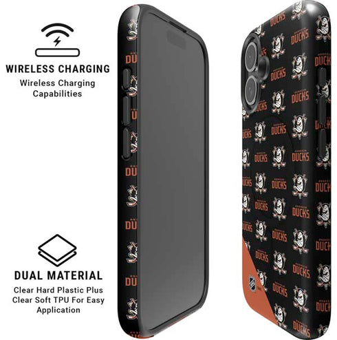 NHL Anaheim Ducks Pattern iPhone 17 Magsafe Impact Case