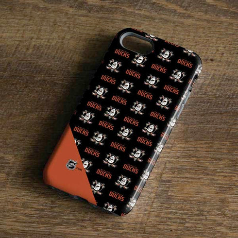 NHL Anaheim Ducks Pattern iPhone 8 Pro Case