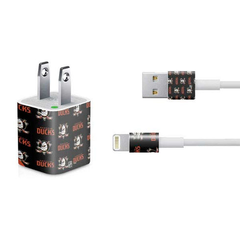 NHL Anaheim Ducks Pattern iPhone Charger (5W USB) Skin