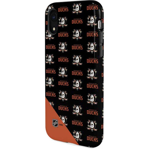 NHL Anaheim Ducks Pattern iPhone XR Pro Case
