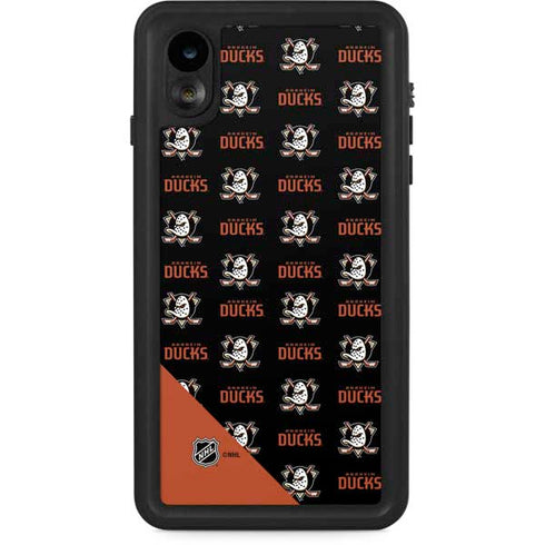 NHL Anaheim Ducks Pattern iPhone XR Waterproof Case