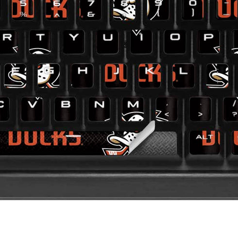NHL Anaheim Ducks Pattern K95 RGB PLATINUM Mechanical Gaming Keyboard Skin