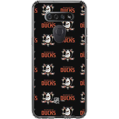 NHL Anaheim Ducks Pattern LG K51/Q51 Clear Case