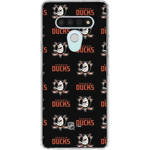 NHL Anaheim Ducks Pattern LG Stylo 6 Clear Case
