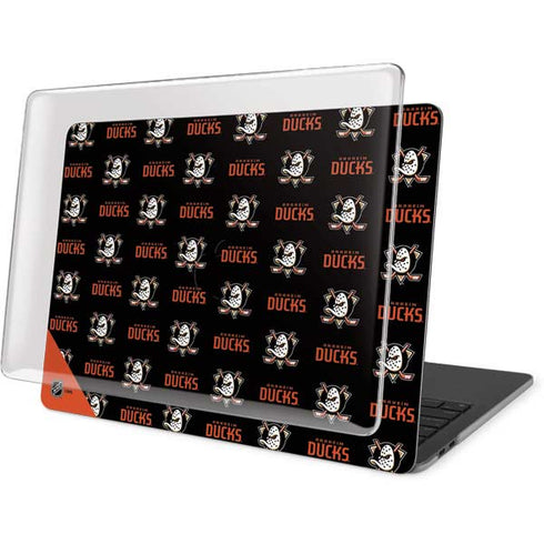 NHL Anaheim Ducks Pattern MacBook Pro 15in (2016-19) Case plus Skin