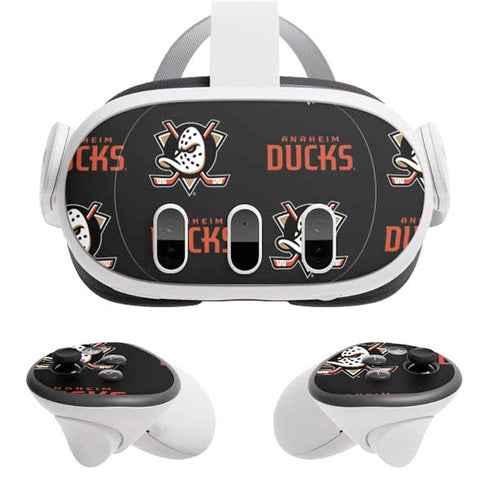 NHL Anaheim Ducks Pattern Meta Quest 3 Skin