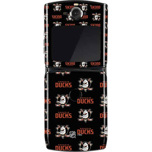 NHL Anaheim Ducks Pattern Motorola RAZR Skin