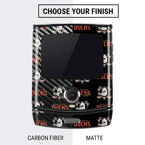 NHL Anaheim Ducks Pattern Motorola RAZR Skin