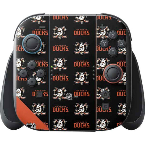 NHL Anaheim Ducks Pattern Nintendo Switch 2 (2025) with Joy-Con Skin
