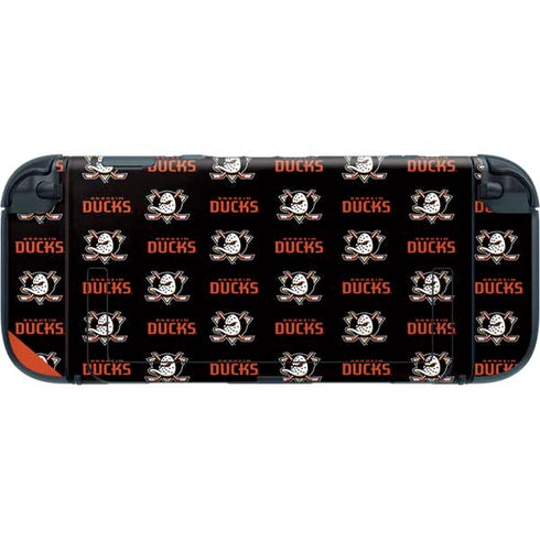 NHL Anaheim Ducks Pattern Nintendo Switch 2 (2025) with Joy-Con Skin