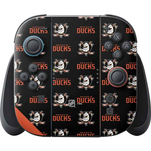 NHL Anaheim Ducks Pattern Nintendo Switch 2 (2025) Joy-Con Controller Skin