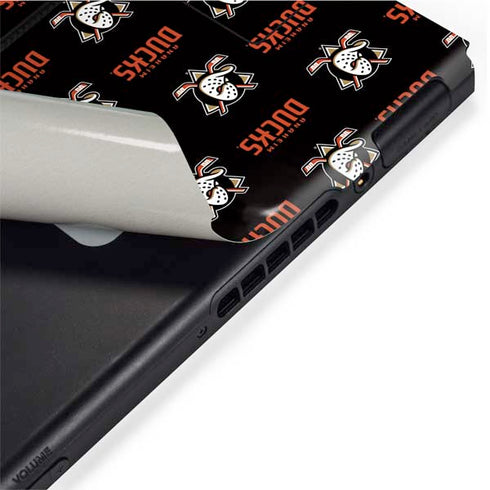 NHL Anaheim Ducks Pattern Nintendo Switch Bundle Skin