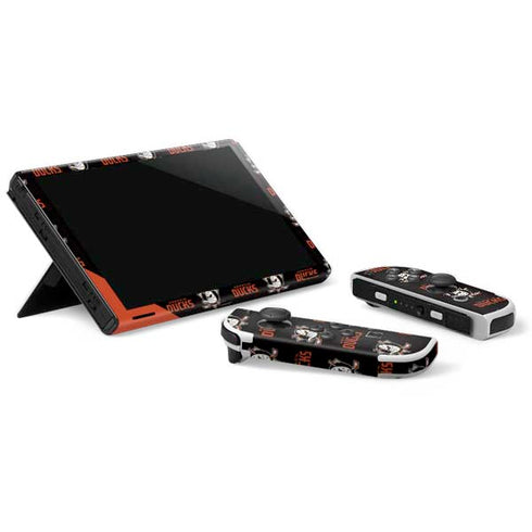 NHL Anaheim Ducks Pattern Nintendo Switch OLED (2021) Skin