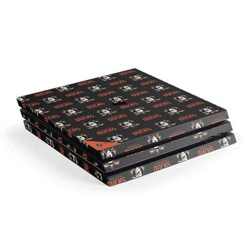 NHL Anaheim Ducks Pattern PS4 Pro Console Skin