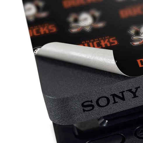 NHL Anaheim Ducks Pattern PS4 Pro Console Skin