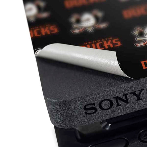 NHL Anaheim Ducks Pattern PS4 Slim Bundle Skin