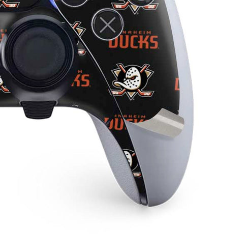 NHL Anaheim Ducks Pattern PS5 DualSense Edge Pro Controller Skin