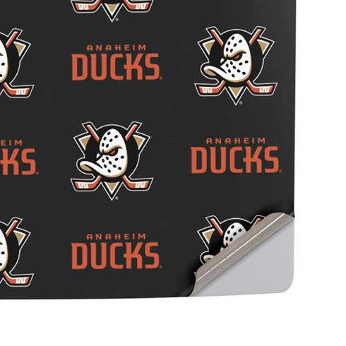 NHL Anaheim Ducks Pattern PS5 Pro Disk Console Skin