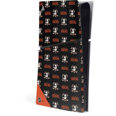 NHL Anaheim Ducks Pattern PS5 Slim Digital Edition Console Skin