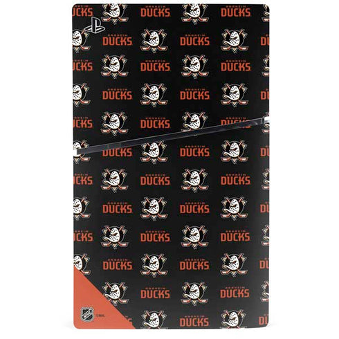 NHL Anaheim Ducks Pattern PS5 Slim Digital Edition Console Skin