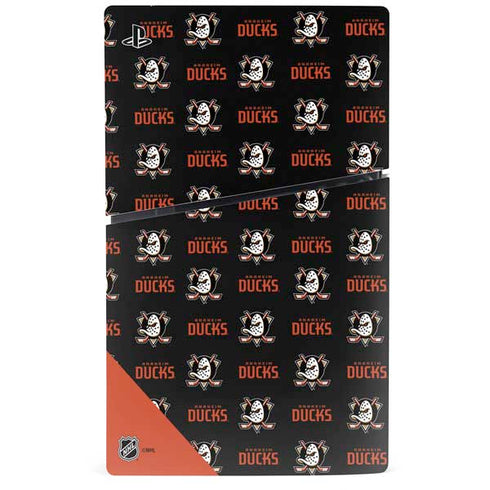 NHL Anaheim Ducks Pattern PS5 Slim Disk Bundle Skin