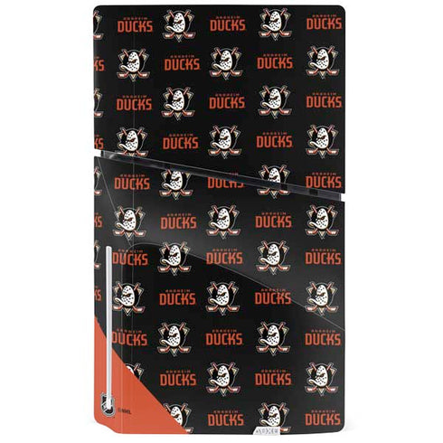 NHL Anaheim Ducks Pattern PS5 Slim Disk Bundle Skin