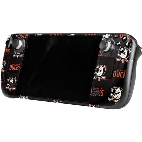 NHL Anaheim Ducks Pattern Steam Deck Handheld Gaming Computer OLED Skin