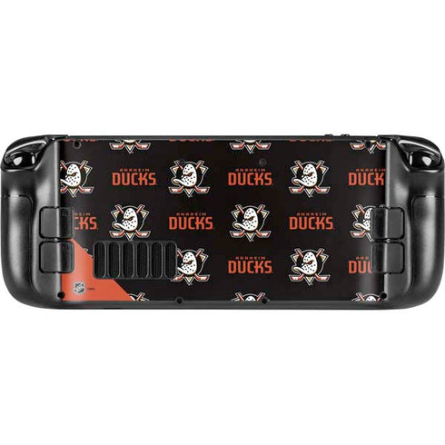 NHL Anaheim Ducks Pattern Steam Deck Handheld Gaming Computer OLED Skin