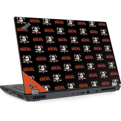 NHL Anaheim Ducks Pattern Lenovo ThinkPad Skin