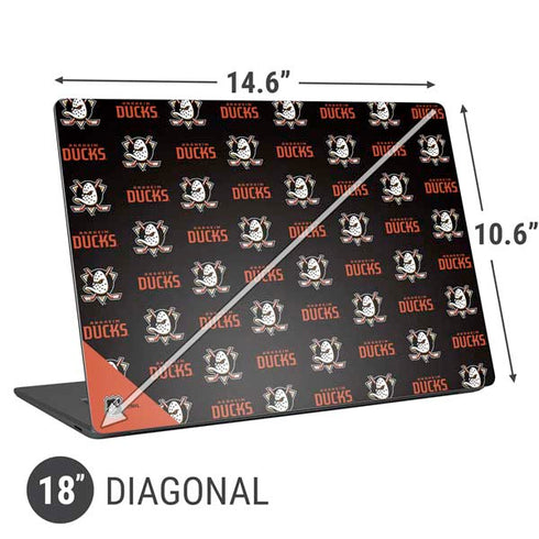 NHL Anaheim Ducks Pattern Universal Laptop 18in (14.6 x 10.6in) Skin