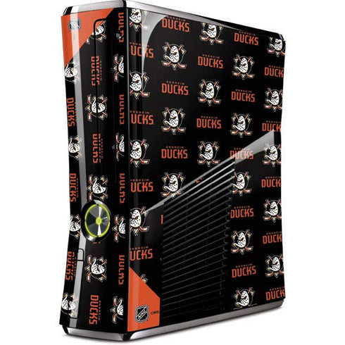NHL Anaheim Ducks Pattern Xbox 360 Slim (2010) Skin